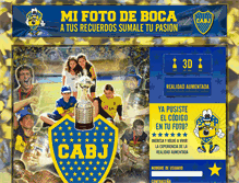 Tablet Screenshot of mifotodeboca.com